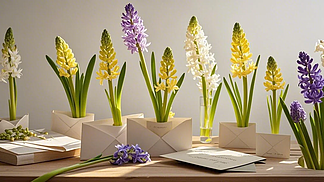 蘭室幽香 極簡書桌上的情人節盆景與花卉攝影美學